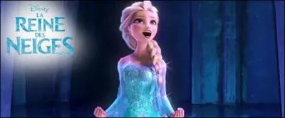 De quelle couleur est la robe cre par Elsa ?