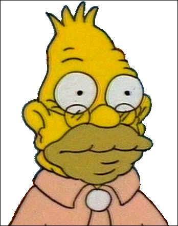 O Cyprien imite-t-il la voix du grand-pre des Simpson ?