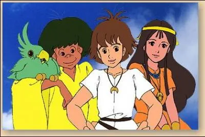 De quelle srie anime proviennent ces trois enfants ?