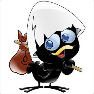 Quelle phrase entend-on souvent sortir du bec de ce petit poussin ?