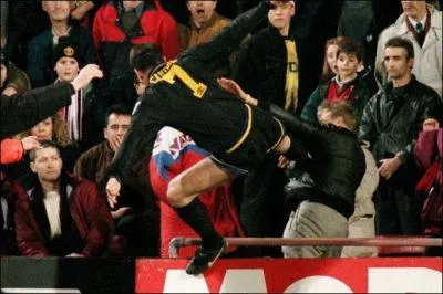 Eric Cantona, ancien joueur de foot, pote et peintre a dit :