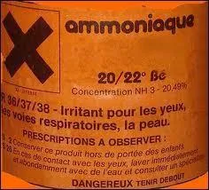De quel genre le mot  ammoniaque  est-il ?