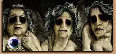 Aussi appeles 'Graies' ou 'Grises', qui sont les surs anes de Mduse et des Gorgones, ainsi que leurs gardiennes.