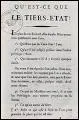 Le tiers tat tait ainsi nomm parce que les paysans, artisans, commerants et ouvriers qui le composaient, reprsentaient un tiers de la population franaise.