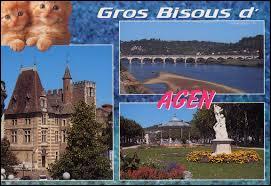 Avant de partir en promenade, je vous envoie une carte postale d'Agen. Cette ville connue principalement pour ses pruneaux se situe en rgion ...