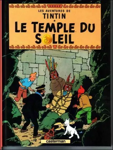 1949 - Dcision extrmement grave pour tous les communistes du monde qui sont excommunis par le Vatican. Du coup, Tintin s'envole vers l'Amrique du Sud : la couverture du  Temple  n'aurait-elle pas pris aussi un coup de soleil ?