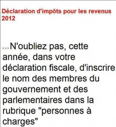 La politique c'est l'art d'empcher les gens ...