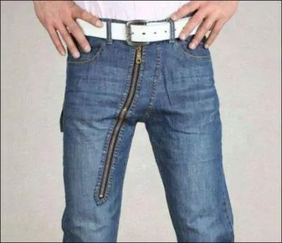 Franchement, ce pantalon n'tant pas esthtique, on peut se dire que le crateur a cherch l'effet... pratique, mais euh, pour qui ?