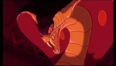 Pour terminer qui prononce cette phrase  Ah, je suis un serpent ? Eh bien si c'est l ce que tu souhaites, je serai donc ce serpent !  