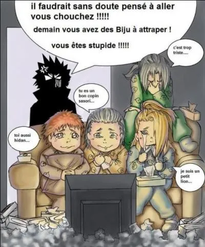 Comment rconcilier les membres de l'Akatsuki ?