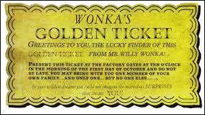 Dans le journal, on raconte que la chocolaterie Wonka met des tickets dans l'emballage des chocolats. Ses tickets permettent quoi s'ils sont trouvs ?