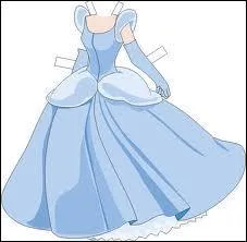 Cette somptueuse robe de bal, toute en lgret afin de virevolter comme il se doit quand le personnage danse, est celle de ?