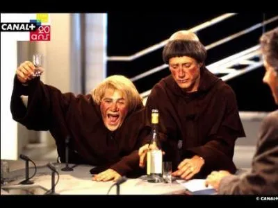 Durant ce sketch, les deux compres sont dguiss en moines, Jos Garcia gote  ce qu'il prend pour de l'eau, l'invit ragit, qui est-il ?