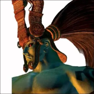 Dans l'ending d'Angel de  Tekken 2 , quel lment peut-on apercevoir ?