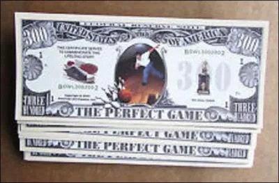 Vous venez de raliser le  perfect game . Vous avez ralis que des strikes. Quel est votre score et combien de strikes avez-vous raliss ?