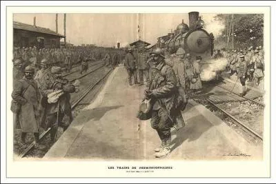 Les soldats mobilisés bénéficiaient de permissions, qui étaient fixées en théorie (elles étaient souvent annulées pour cause d'offensives) à...