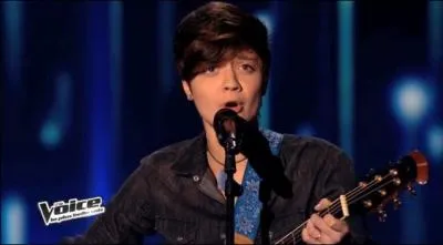 Quelle chanson a-t-elle chante aux auditions  l'aveugle ?