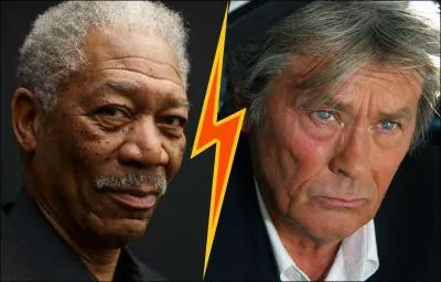 Morgan Freeman est-il plus ou moins g qu'Alain Delon ?