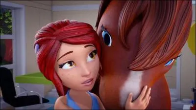 Comment se nomme le cheval de Mia ?