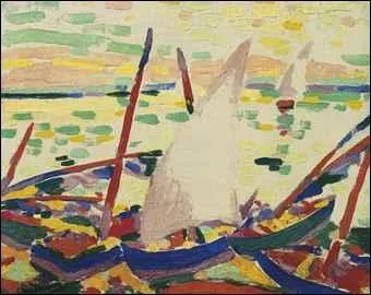 Qui a peint Bateaux sur la plage  Collioure ?