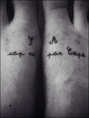 A qui est ce tatouage ?