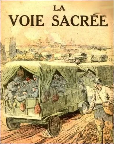 Pendant la bataille de Verdun, cet crivain dit   nationaliste  nomme  Voie Sacre  la route de ravitaillement menant  Verdun, en rfrence  l'antique Via Sacra qui menait au triomphe...