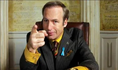 Quel monument gonflable surmonte le cabinet de Saul Goodman ?