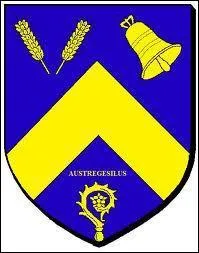 Voici le blason de la commune Indrienne de Saint-Aoustrille. Elle se situe en rgion ...
