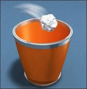 Et ce jeu qui consiste  jeter des boules de papier dans une poubelle ?