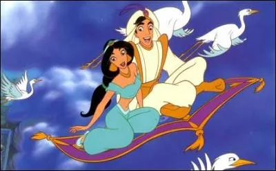 Que font Aladin et Jasmine lors de leur premier rendez-vous ?