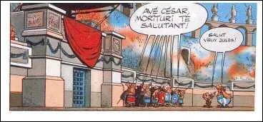 Avant le combat, selon une lgende, les gladiateurs prononaient une phrase. Laquelle ?