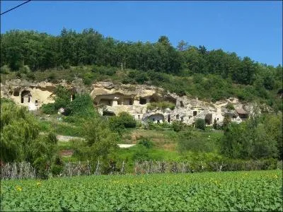 Comment s'appelle ce pittoresque village de la Vienne possdant de nombreuses habitations secondaires creuses dans la falaise ?