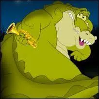 Grassouillet  souhait, le croco Louis musicien de jazz ici est celui du film... ?