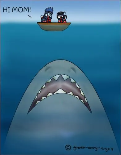 Aprs les dents de Kisame : les dents de la mer (le retour) ! Qui va se faire manger ?