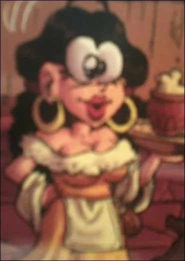 Qu'est ce que le groupe d'aventuriers demande pour manger  la serveuse ?