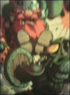 Qu'est-ce que le nain est en train de taper ?