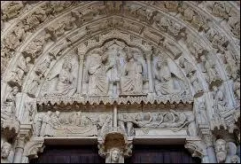 Dans quel difice le portail Nord, en raison de la thmatique de ses sculptures, est-il nomm  portail de l'Alliance  ?