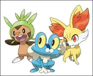 Qui sont les Pokmon de dpart ci-dessous ?