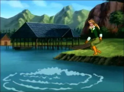 Sur cette image, que va-t-il sortir de l'eau ?