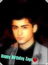 Quelle est la date de naissance de Zayn Malik ?