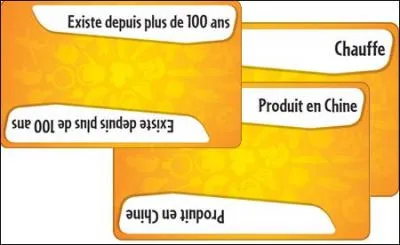 Objet, adjectif, sonnette, jugement, cartes.