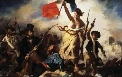 Delacroix a peint  ... peuple . Quel morceau du titre manque-t-il ?