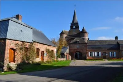 Joli village du dpartement de l'Aisne possdant une glise Saint-Mdard, excellent exemple des glises fortifies de Thirache, je suis :