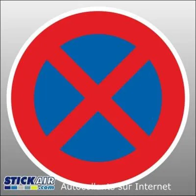 Que ce panneau m'interdit-il ?