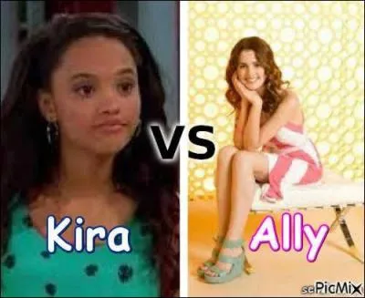 Quand Kira et Ally se revoient aprs la tourne, quel mot n'arrtent-elles pas de dire ?