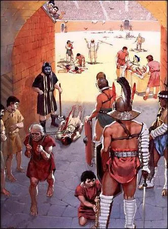 Comment s'appelle la porte du Colise par laquelle on vacue les morts ?