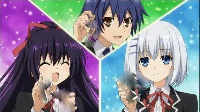 Quel est l'objet que Tohka, Origami et Shido ont en commun ?