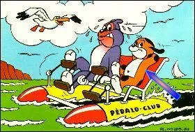 Ce personnage sur son pédalo est...