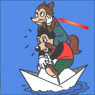 Comment se nomme le personnage désigné par la flèche ?