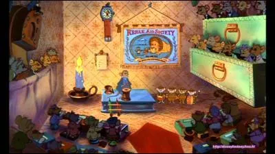 Bernard et Bianca : dans la chanson  SOS socit  on apprend le nom de la souris qui a fond cet institut qui est ?